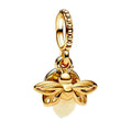 Glühwürmchen Gold – Charm (leuchtet im Dunkeln)