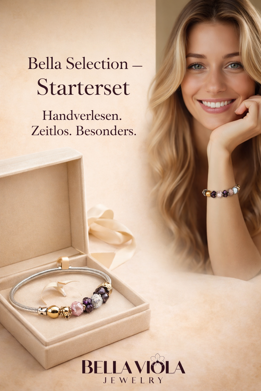 Bella Selection – 3x Charms inkl. GRATIS Armband