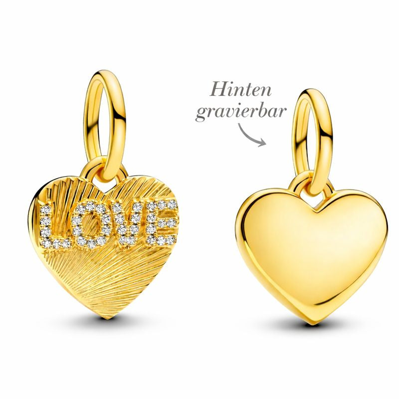 Love Herz Gold – Charm