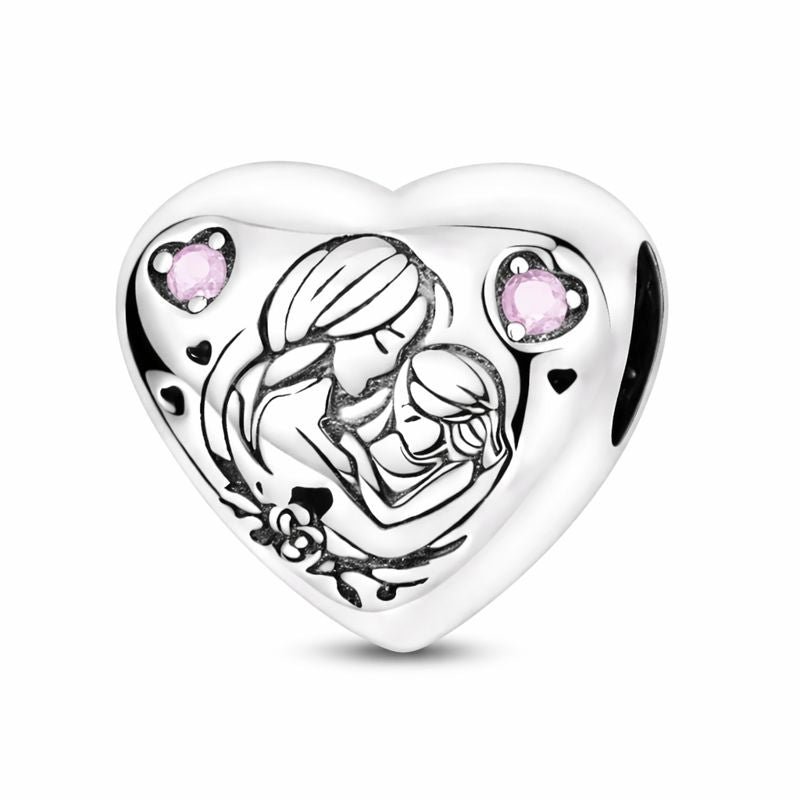 Mutter & Tochter Herz – Charm