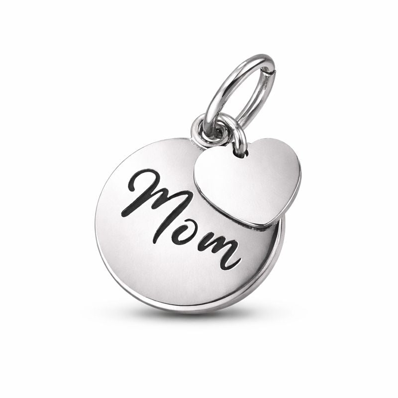 Mom Herz – Gravur-Doppelcharm