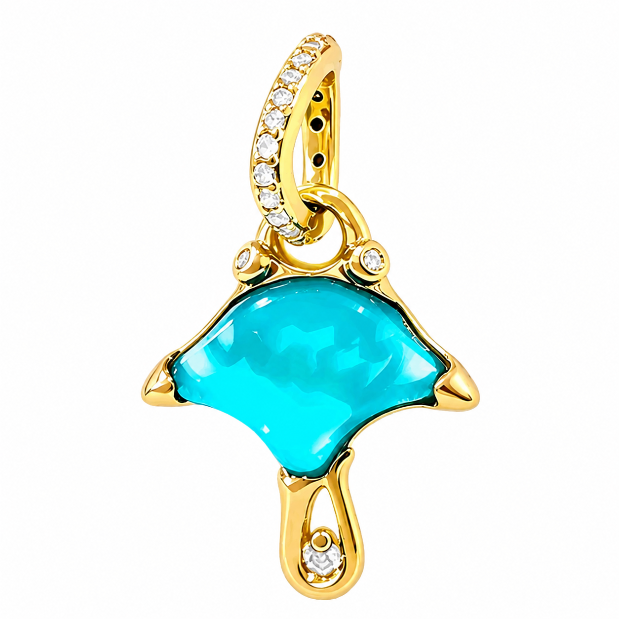 Mantarochen Gold – Charm
