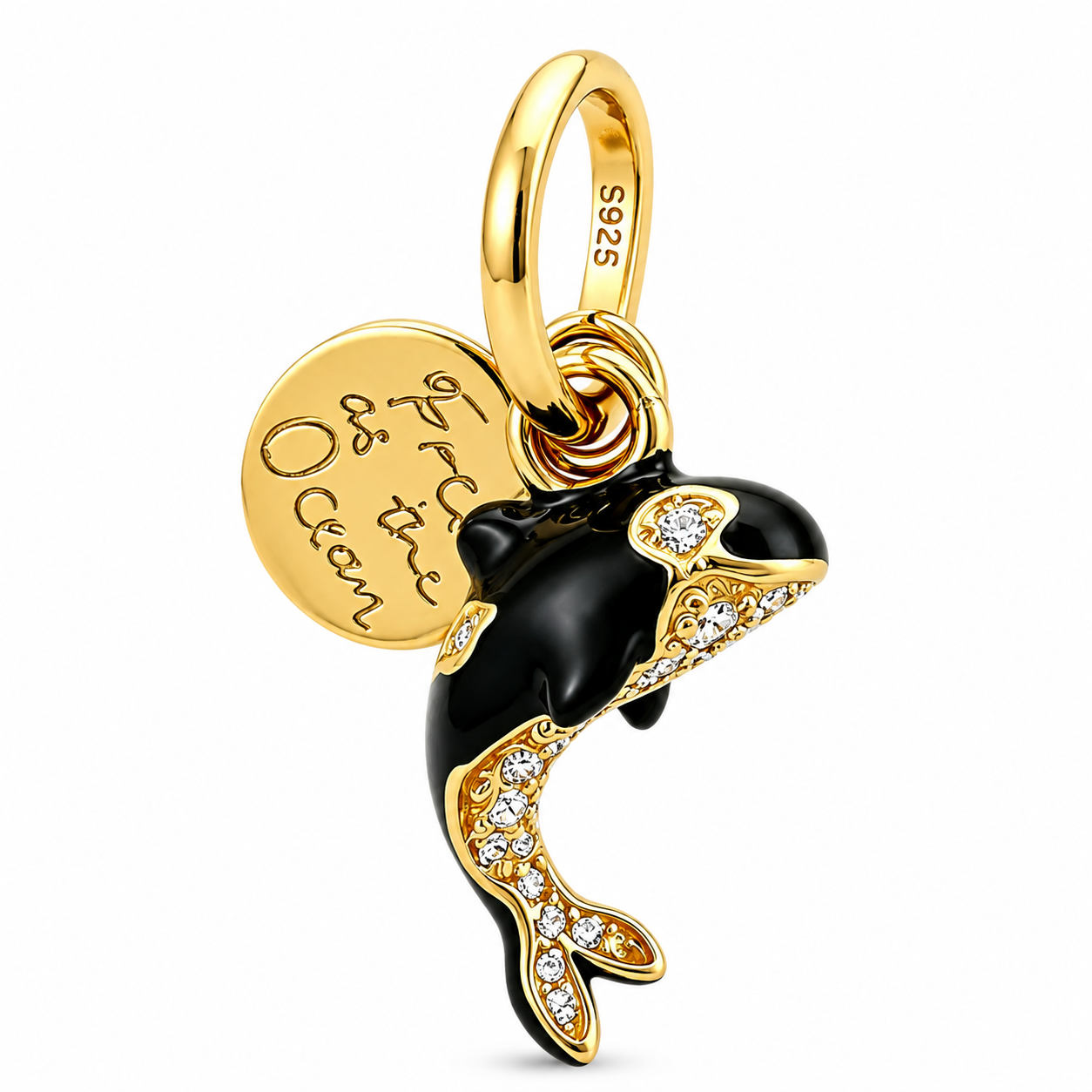 Ozeanischer Orca Gold – Charm