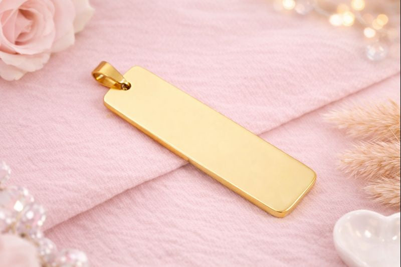 Linea One – Halskettenanhänger zur Gravur (ohne Kette)
