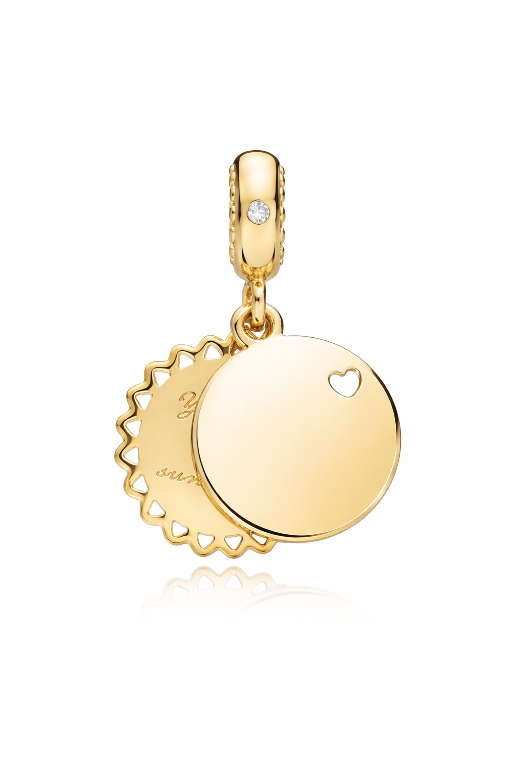 Du bist mein Sonnenschein – Gold Charm