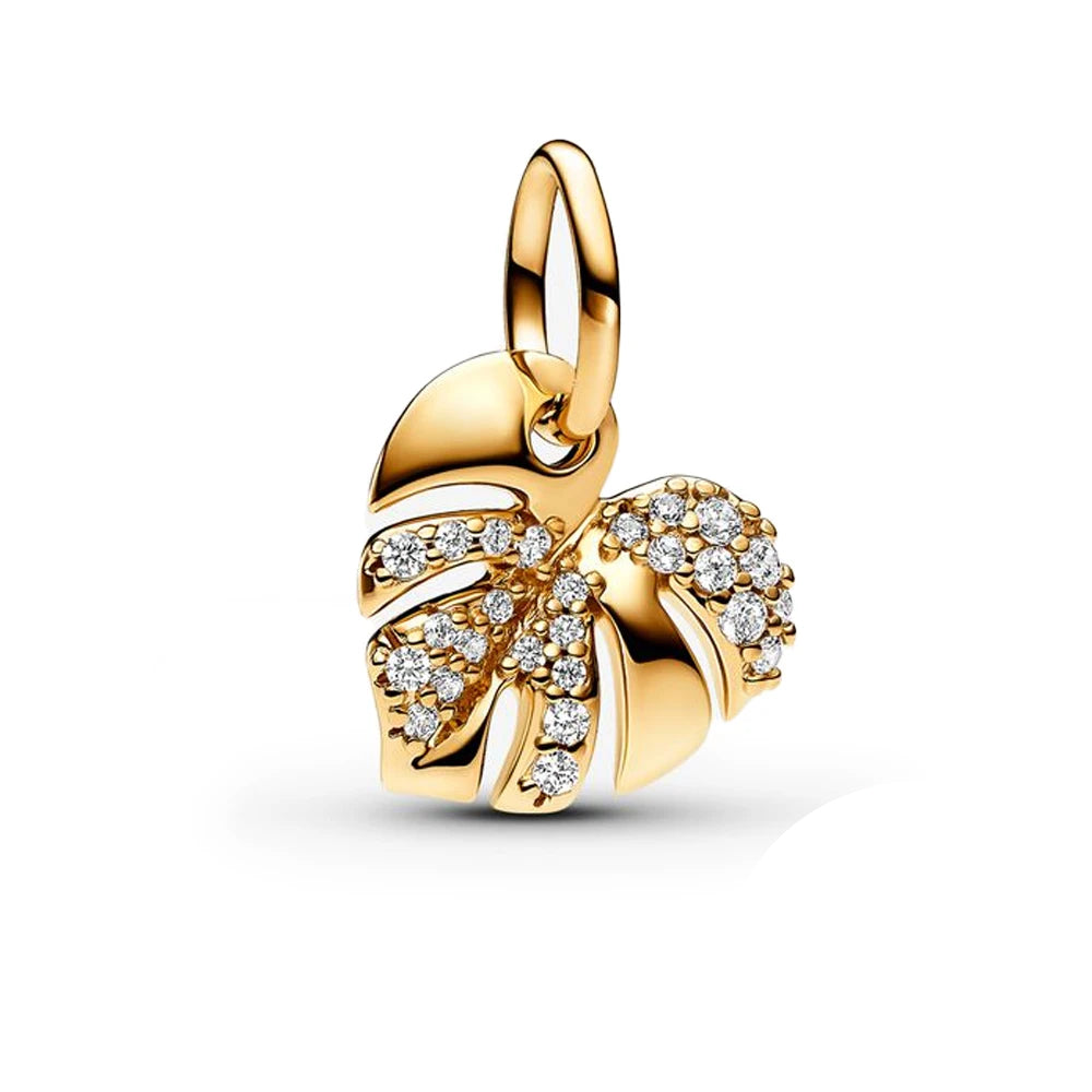 Goldene Monstera – Charm