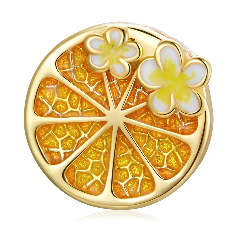 Sommer-Orange – Gold Charm