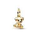 Kleiner Welpe Gold – Charm