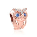Eule mit blauen Augen – Charm
