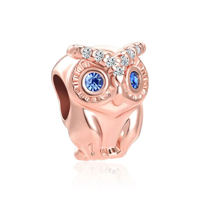 Eule mit blauen Augen – Charm