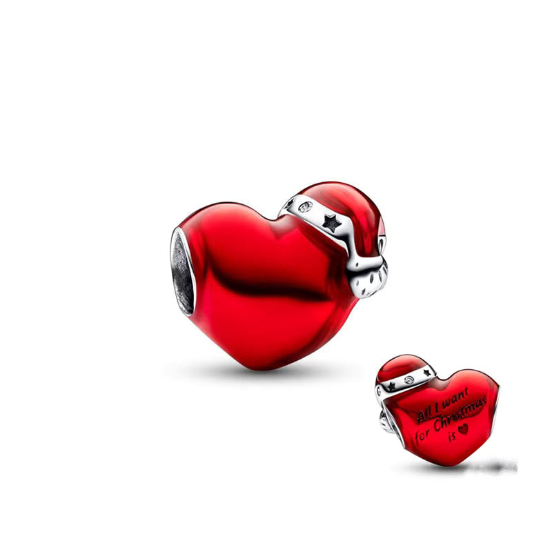 Weihnachtsherz Rot – Charm