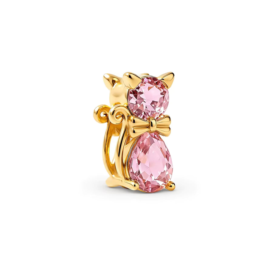 Pink Glam Cat – Charm
