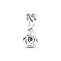 Zeitlose Rose – Charm (Silber)