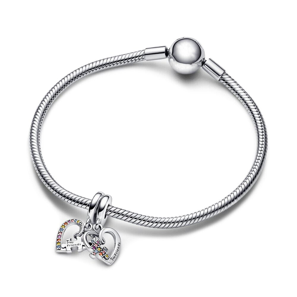 Freundschaft Silber – Doppelcharm