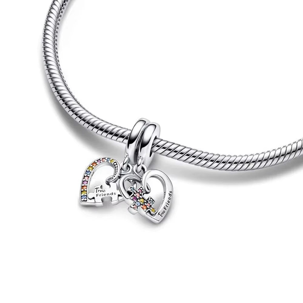 Freundschaft Silber – Doppelcharm