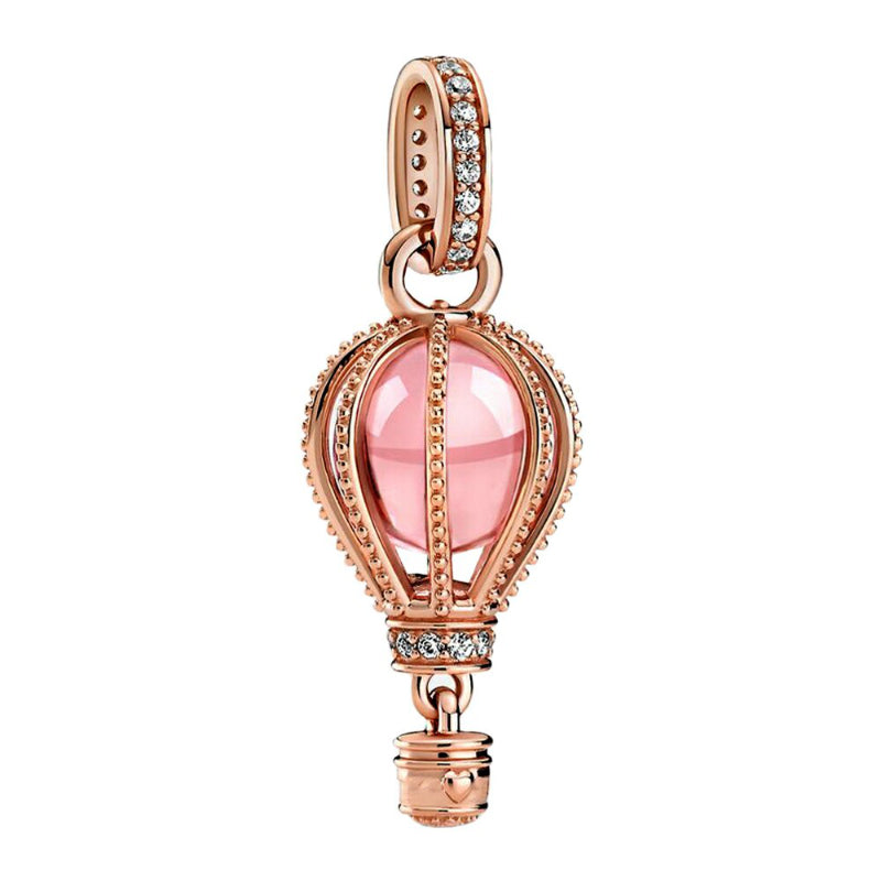 Rosé Traumreise – Heißluftballon Charm