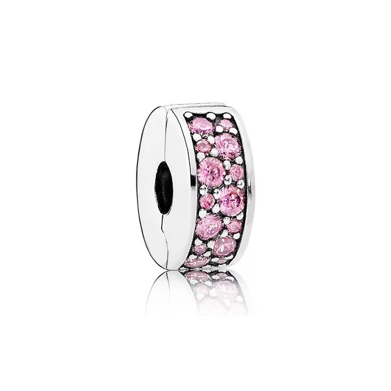Rosa Glitzer Clip – Charm