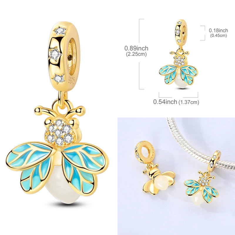 Glühwürmchen – Glow-in-the-Dark Charm