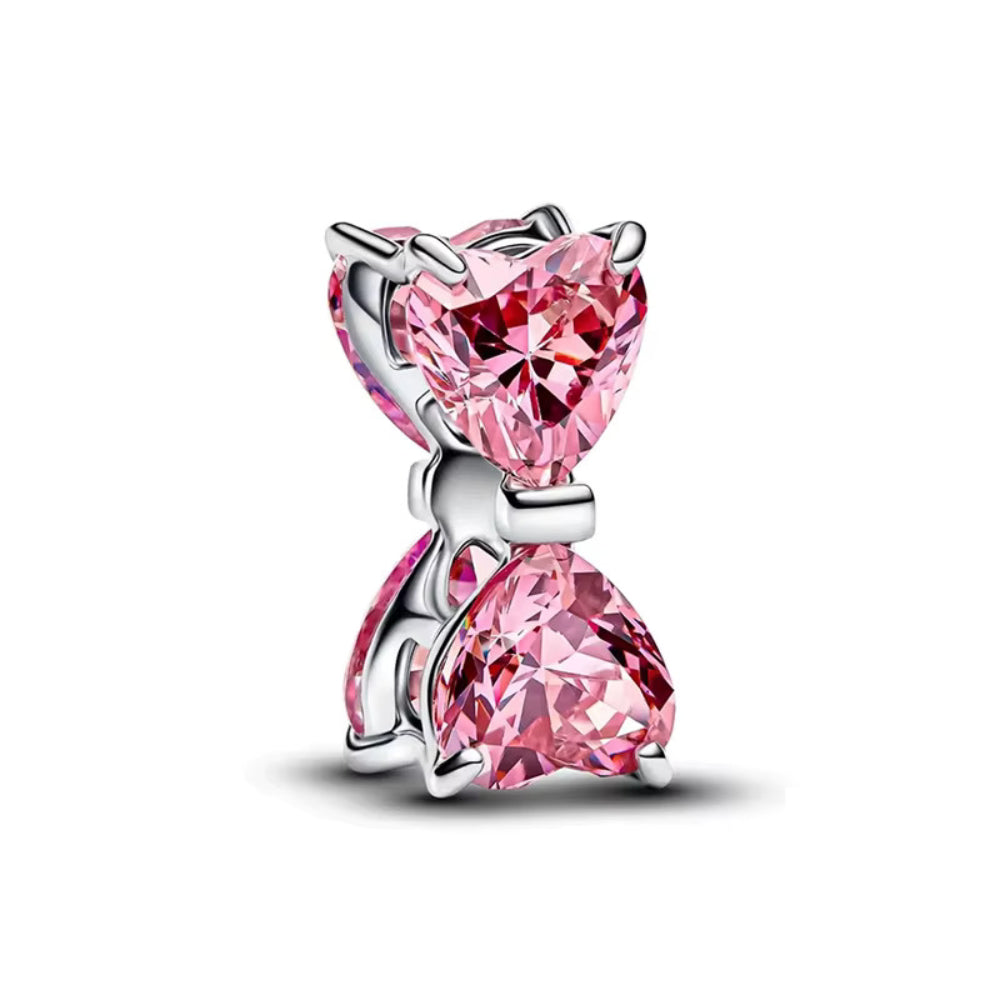 Schleifenzauber Silber – Charm