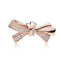 Schleife Roségold – Charm