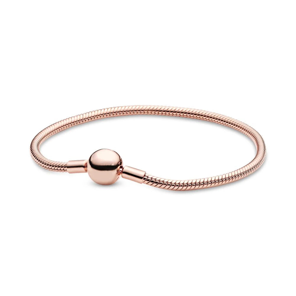 Klassisches Kugel - Armband – Roségold