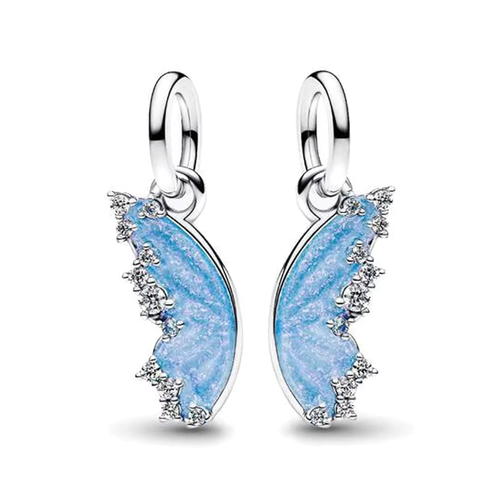 Engelsflügel Blau – Doppel-Charm