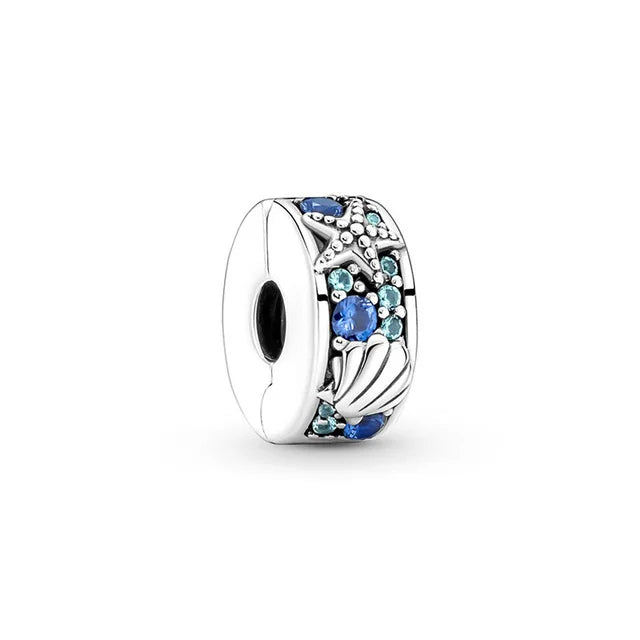 Seestern Muschel Clip – Charm