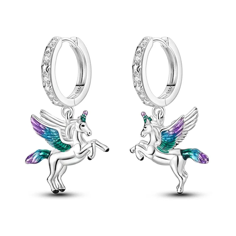 Fliegendes Einhorn – Ohrringe