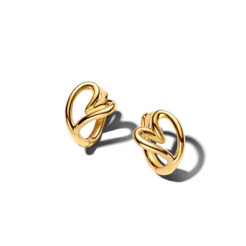 Herzensglanz Gold – Ohrstecker