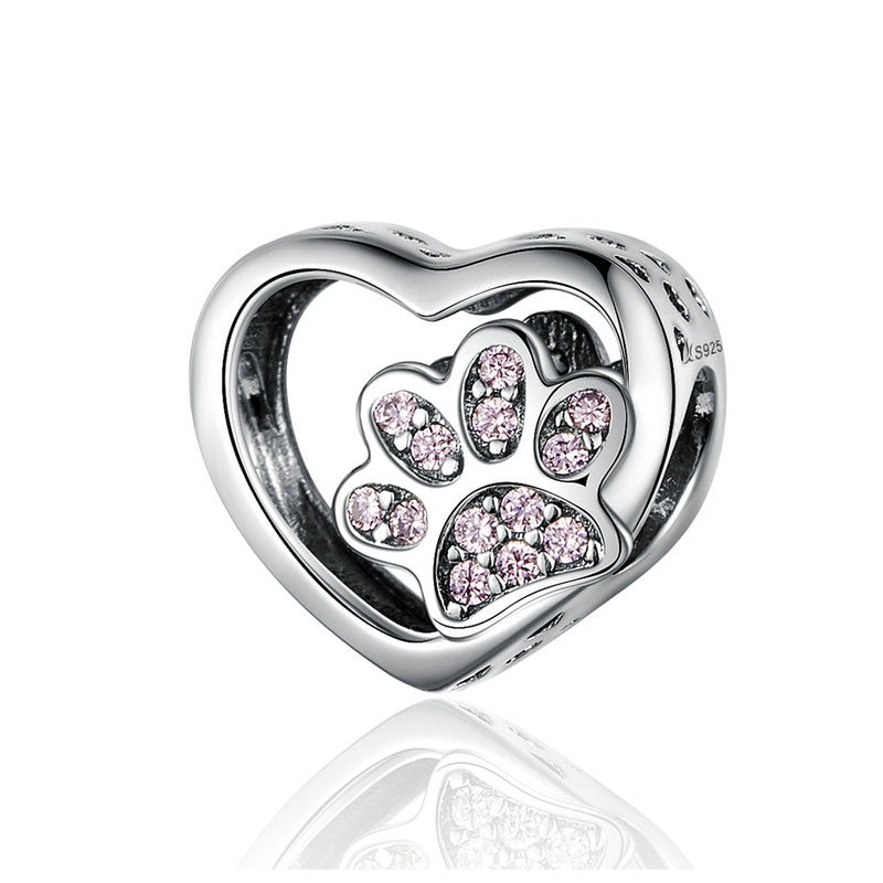 Pfote im Herz – Charm