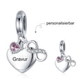 Infinity Herz Gravur – Charm