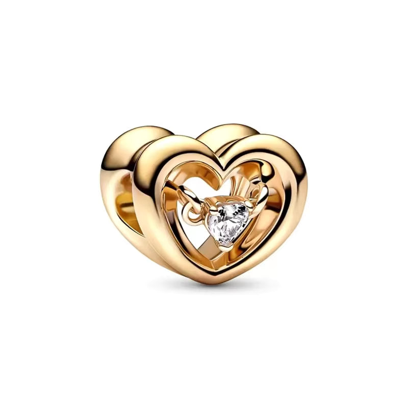 Eternal Heart – Goldener Herz-Charm
