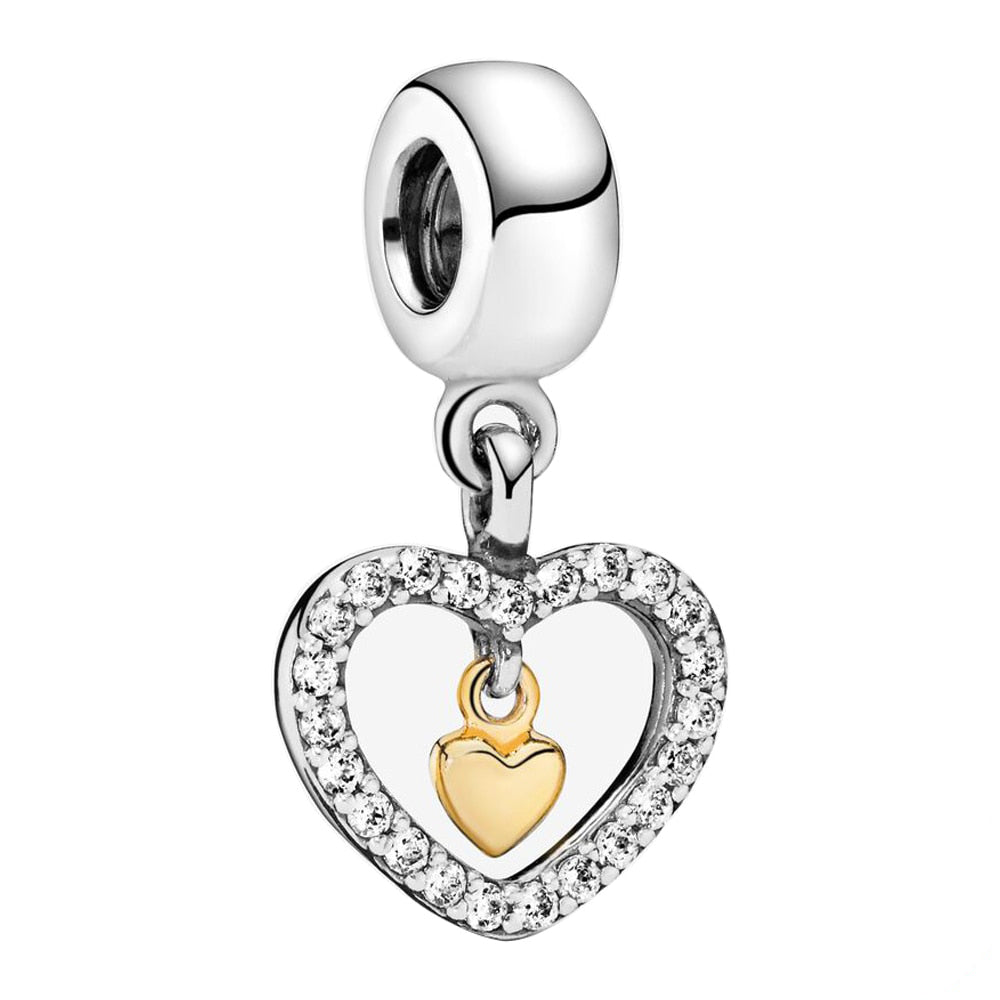 Golden Love – Herz Charm