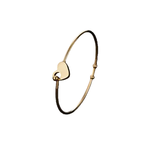Pure Love – Herz-Armreif in Gold