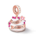 Happy Birthday Kuchen Roségold – Charm