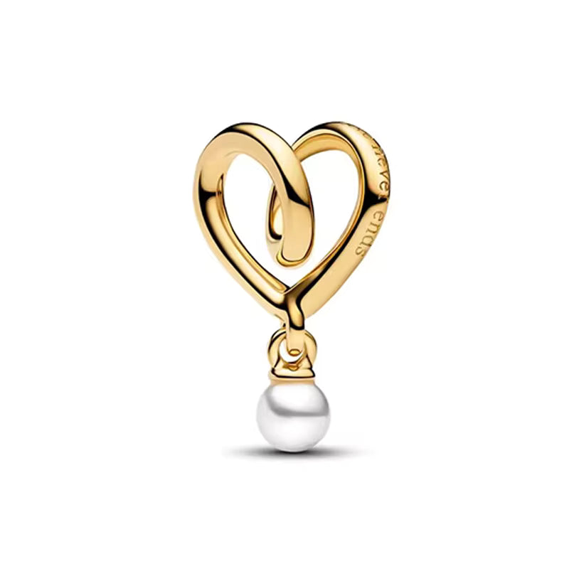 Infinity Herz Mom Gold – Charm