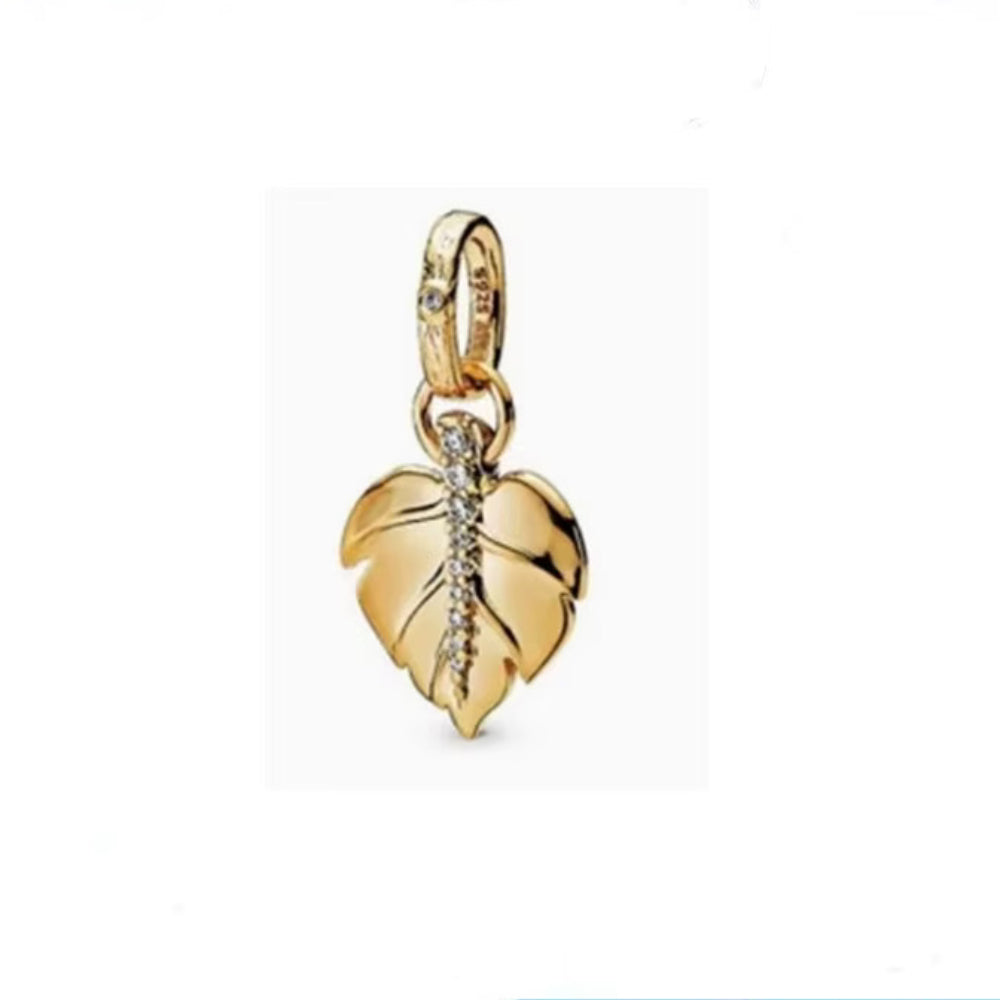 Goldenes Blatt – Charm