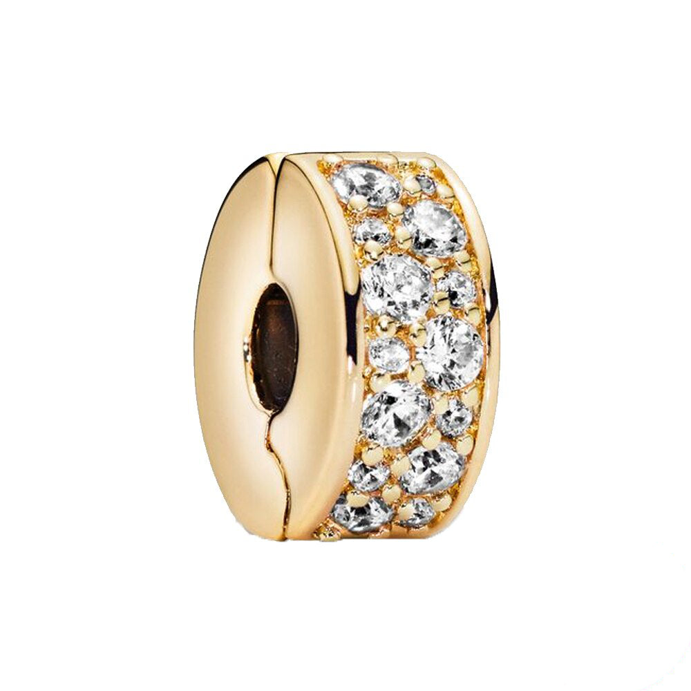 Glitzer Clip Gold – Charm