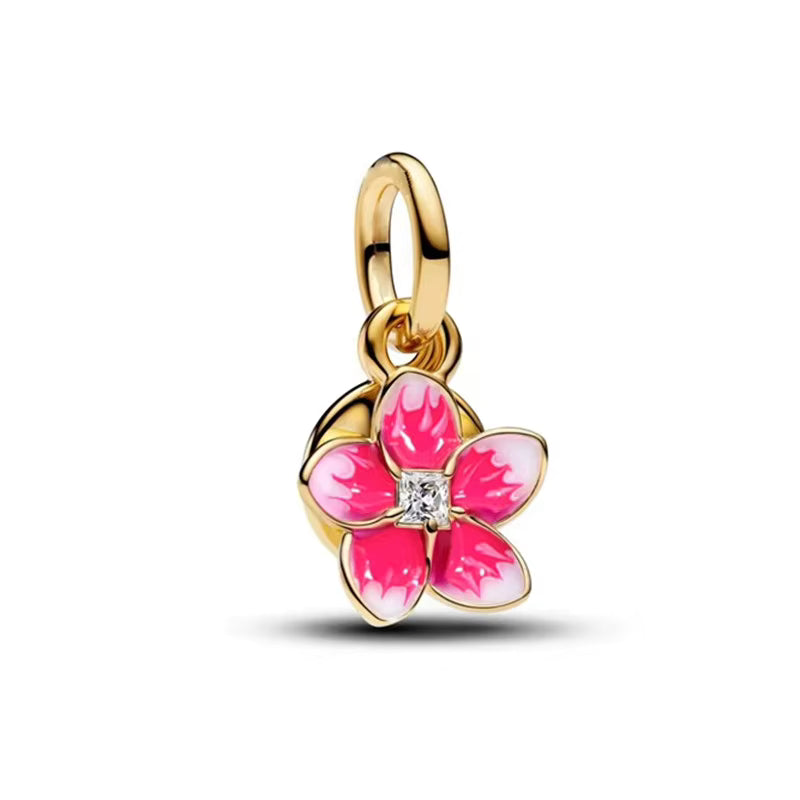 Kirschblütenzauber Gold – Charm