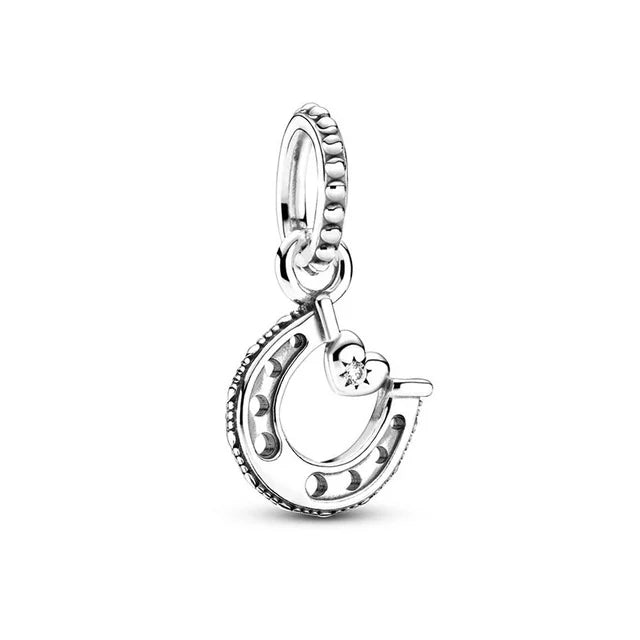 Hufeisen mit Herz – Charm