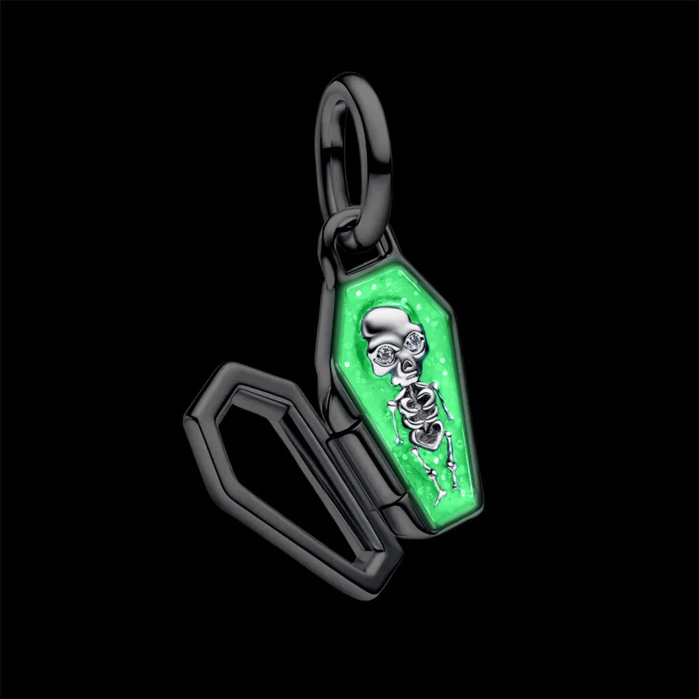 Leuchtender Sarg – Halloween Charm