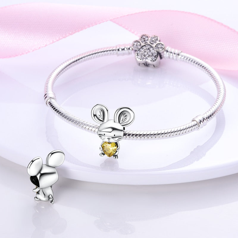 Maus mit Herz – Charm