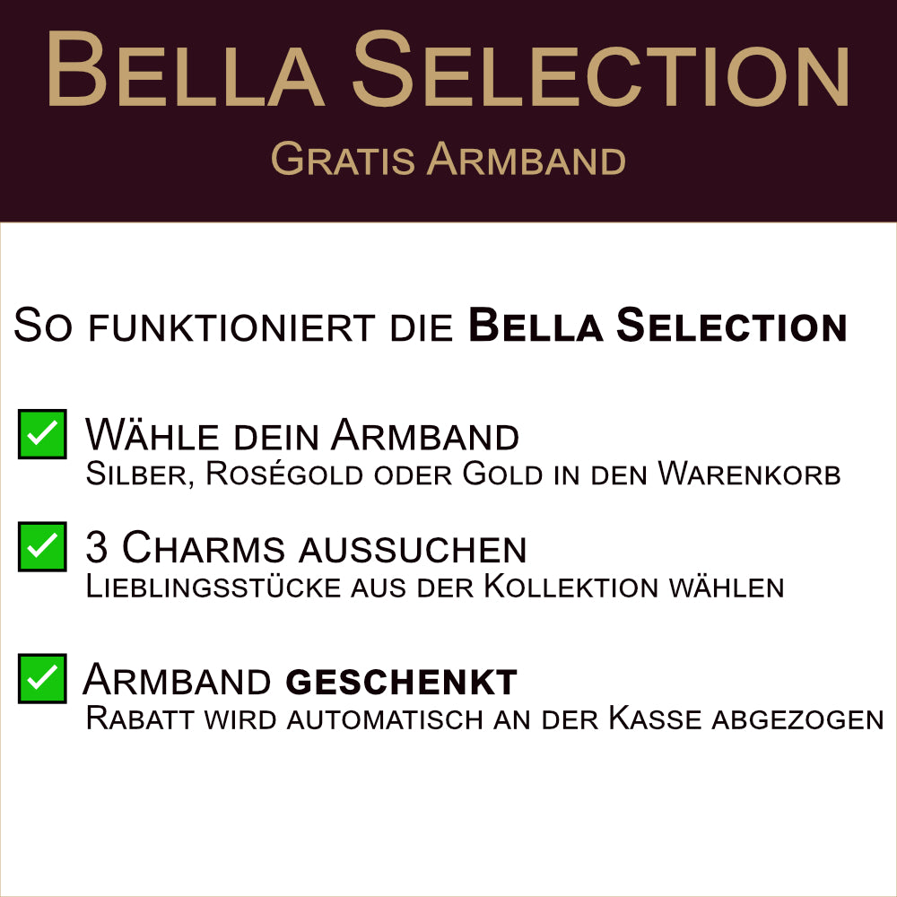 Bella Selection – 3x Charms inkl. GRATIS Armband