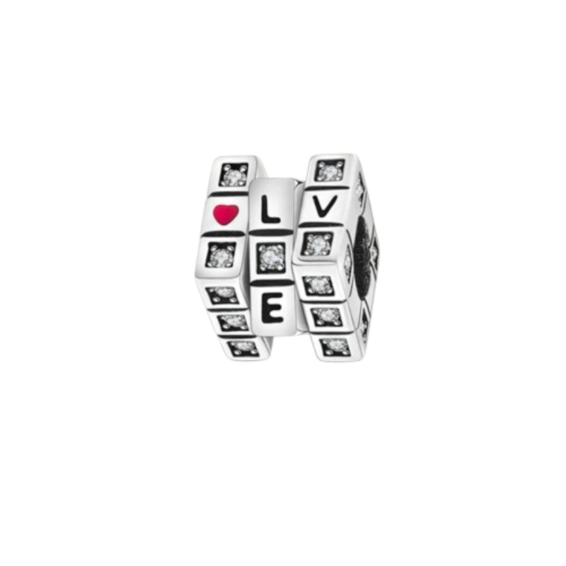Love Würfel – Beweglicher Charm