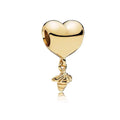Herz & Biene gold – Charm