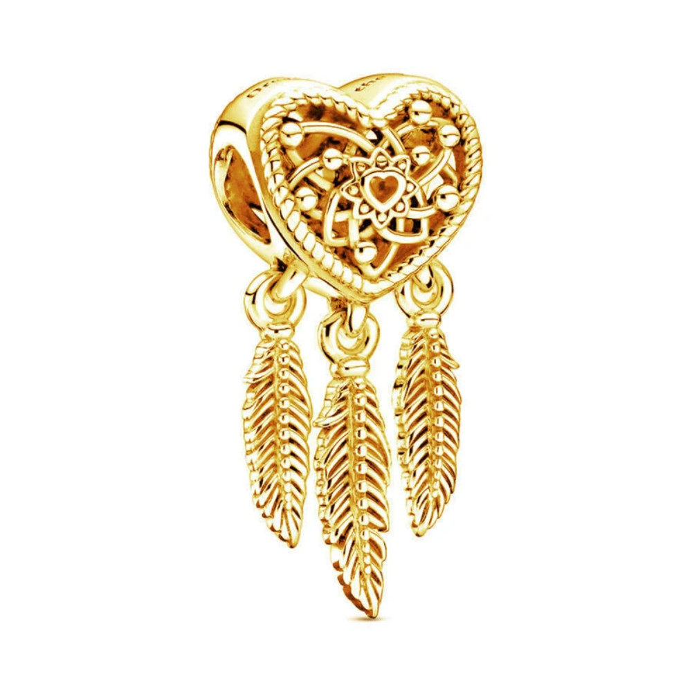 Herz der Freiheit Gold – Charm
