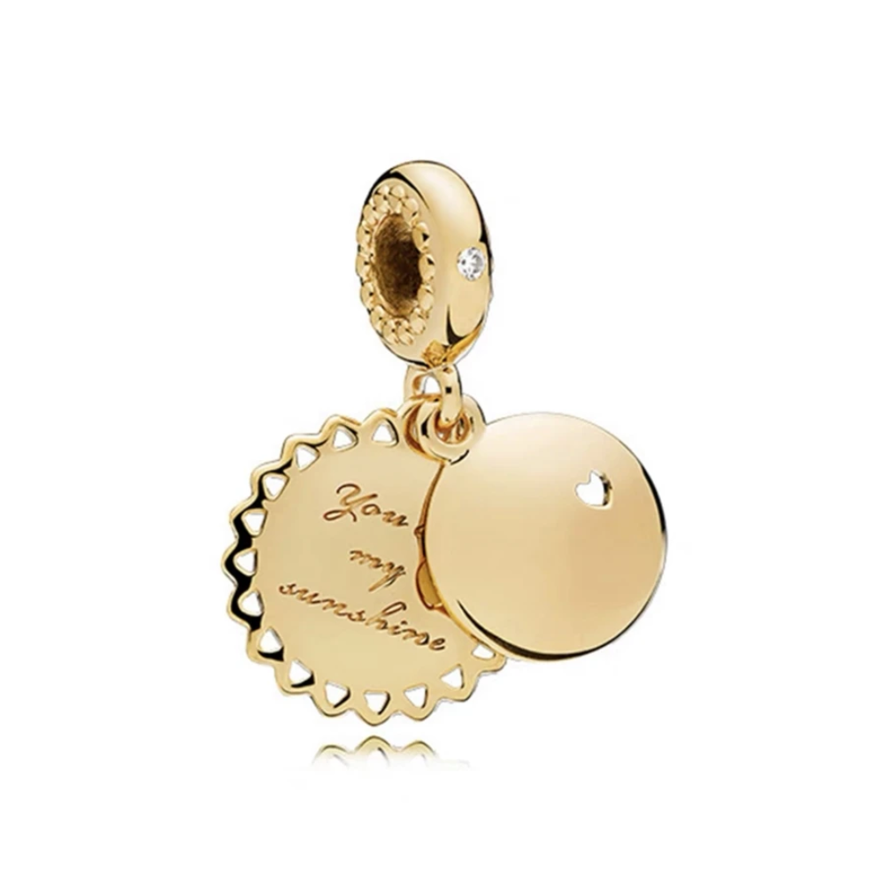 Du bist mein Sonnenschein – Gold Charm
